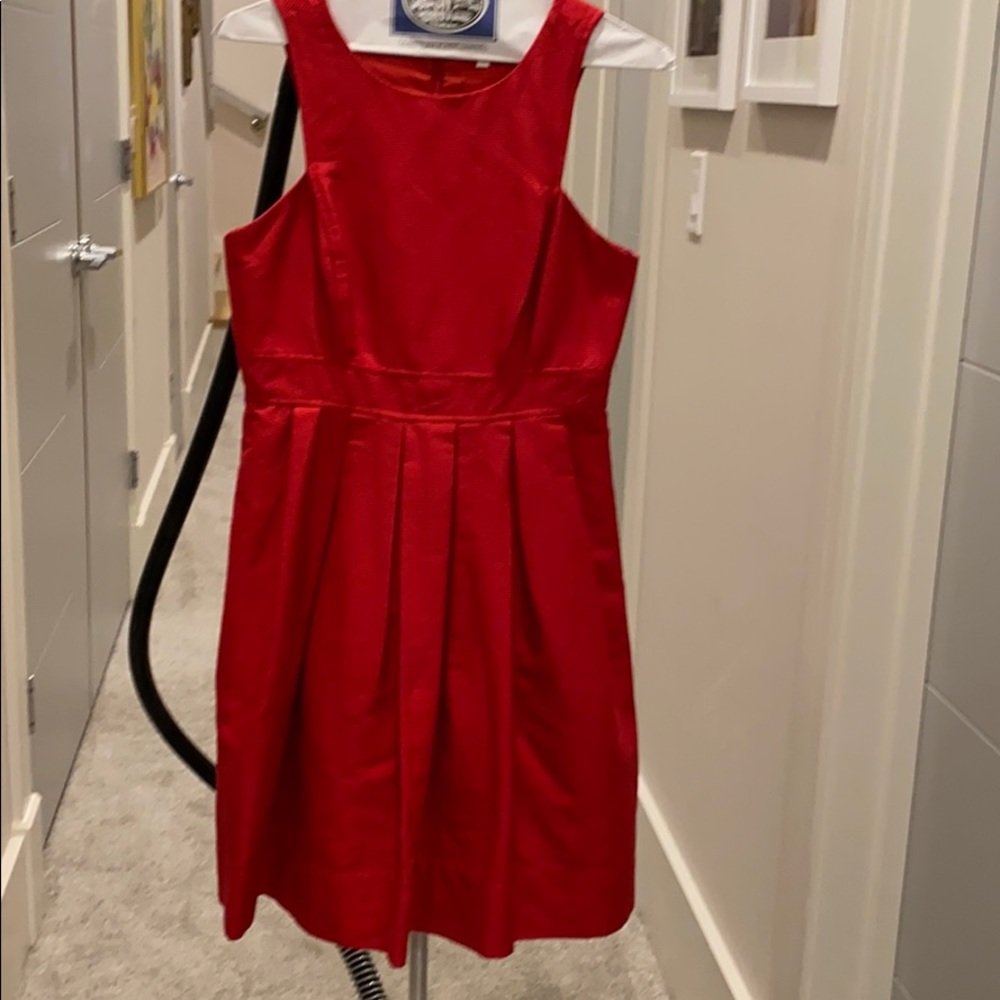 Shosanna red sleeveless dress
